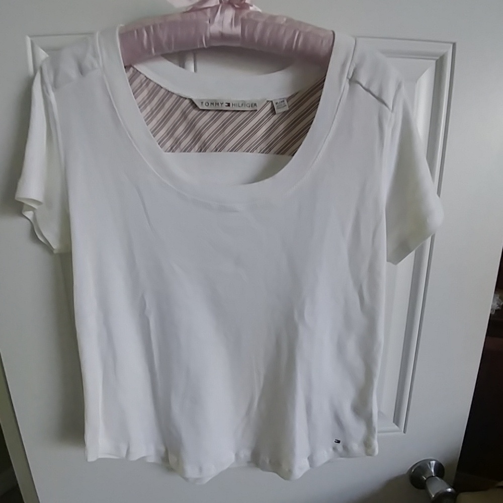 Tommy Hilfiger scoop neck cotton t shirt XL